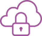 cloud with a lock over it